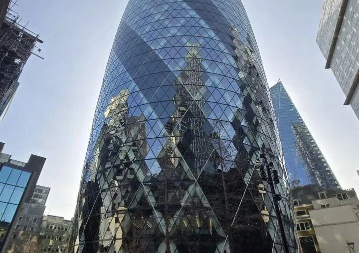 30 St Mary Axe, the Gherkin — City of London